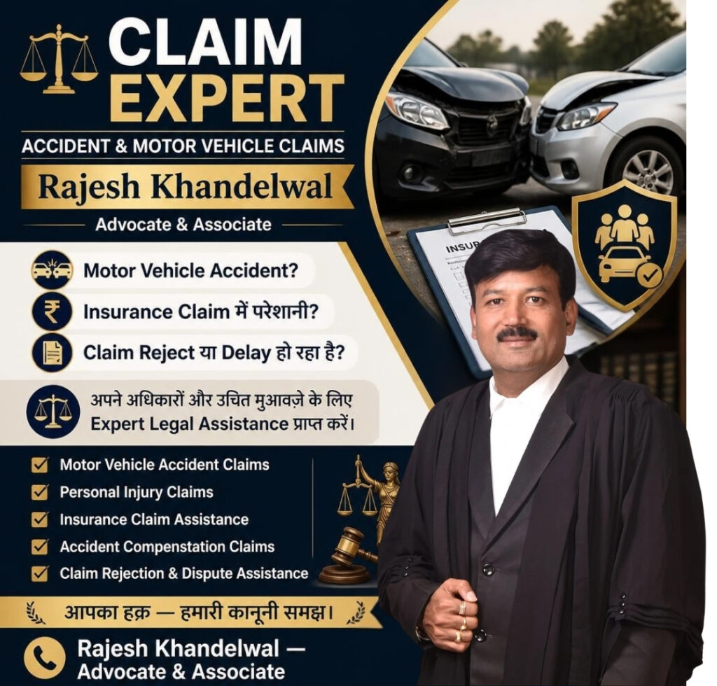 Best Motor Accident Claim Lawyer in Bhopal, Top MACT Lawyer Bhopal, Accident Claim Advocate Near Me Bhopal, Road Accident Compensation Lawyer in Bhopal